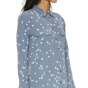 Equipment Tops - Equipment Silk Blouse XS Navy Stars Equipment Tops - Equipment Silk Blouse XS Navy Stars